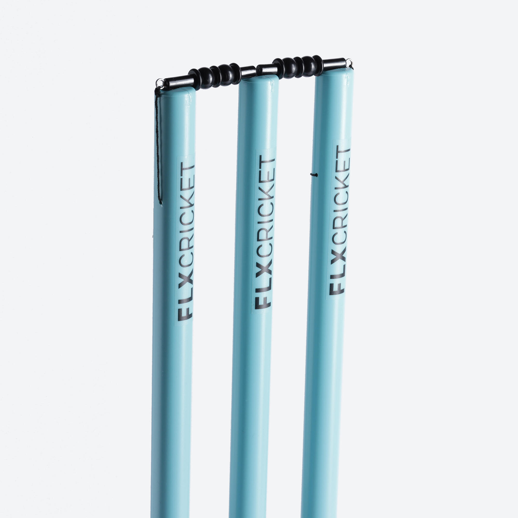 Plastic Cricket Stump Set High Visibility & Sturdy Turquoise