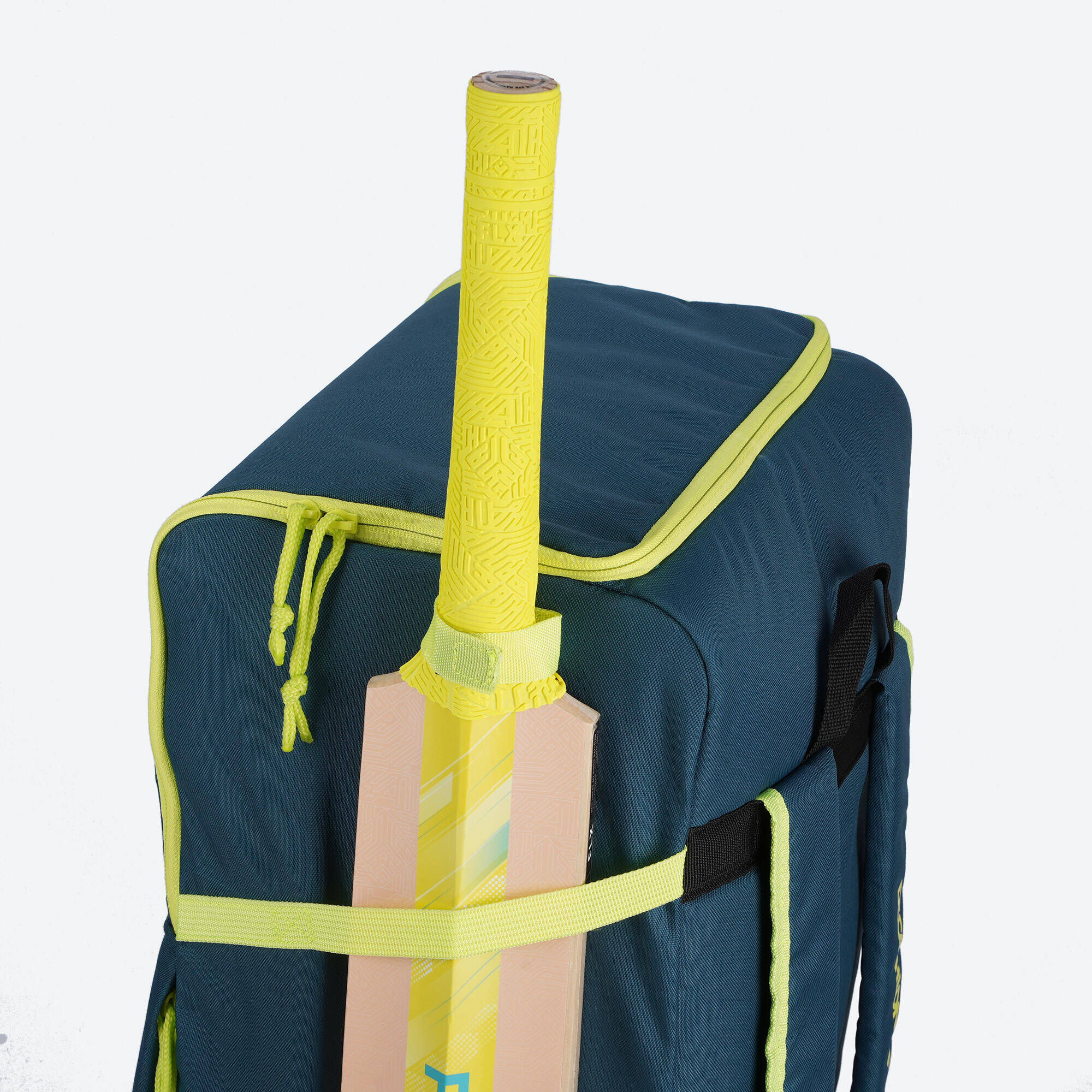 Kids Cricket Kit Bag 50 L With Adjustable Strap Dark Petrol Blue -  3
