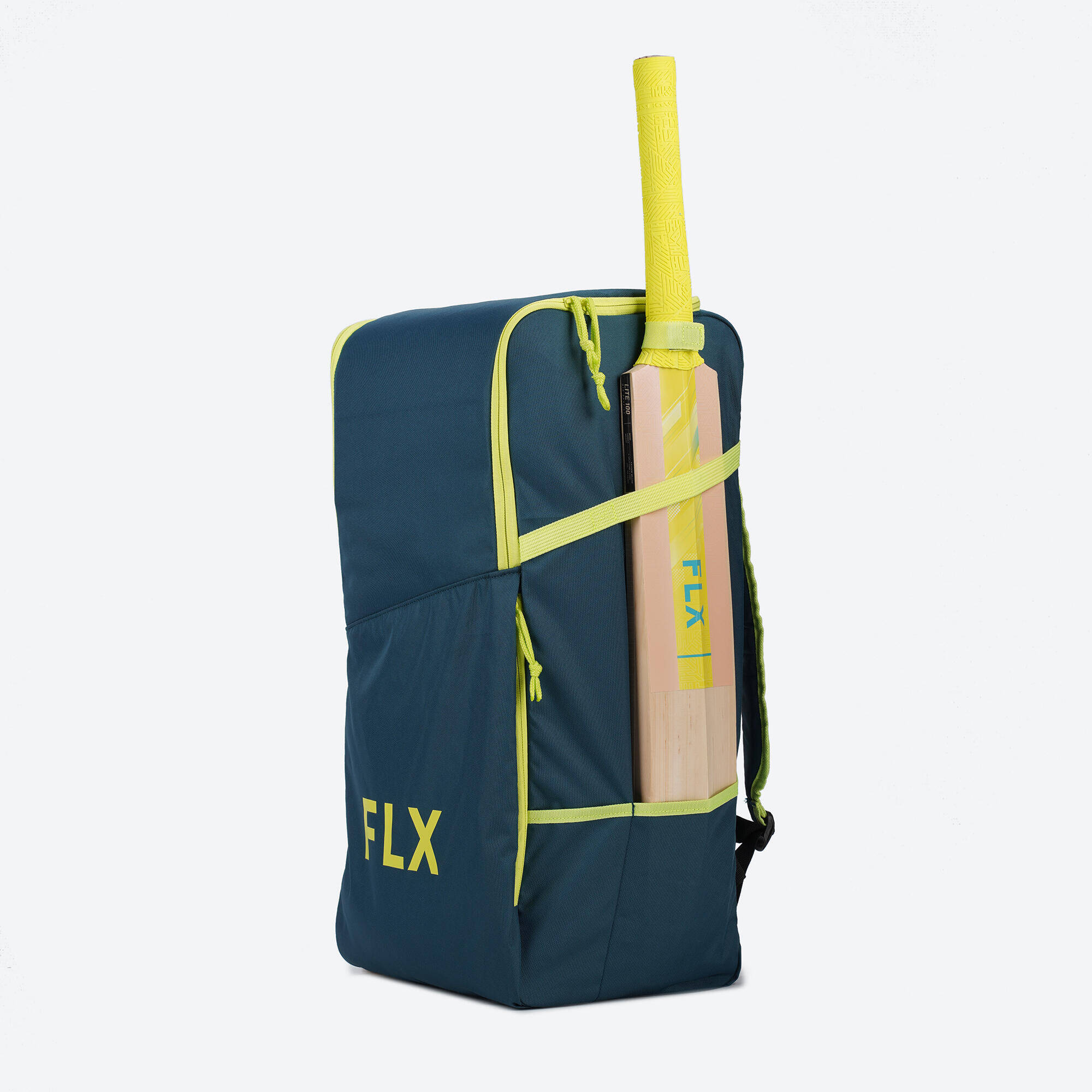 Kids Cricket Kit Bag 50 L With Adjustable Strap Dark Petrol Blue -  2