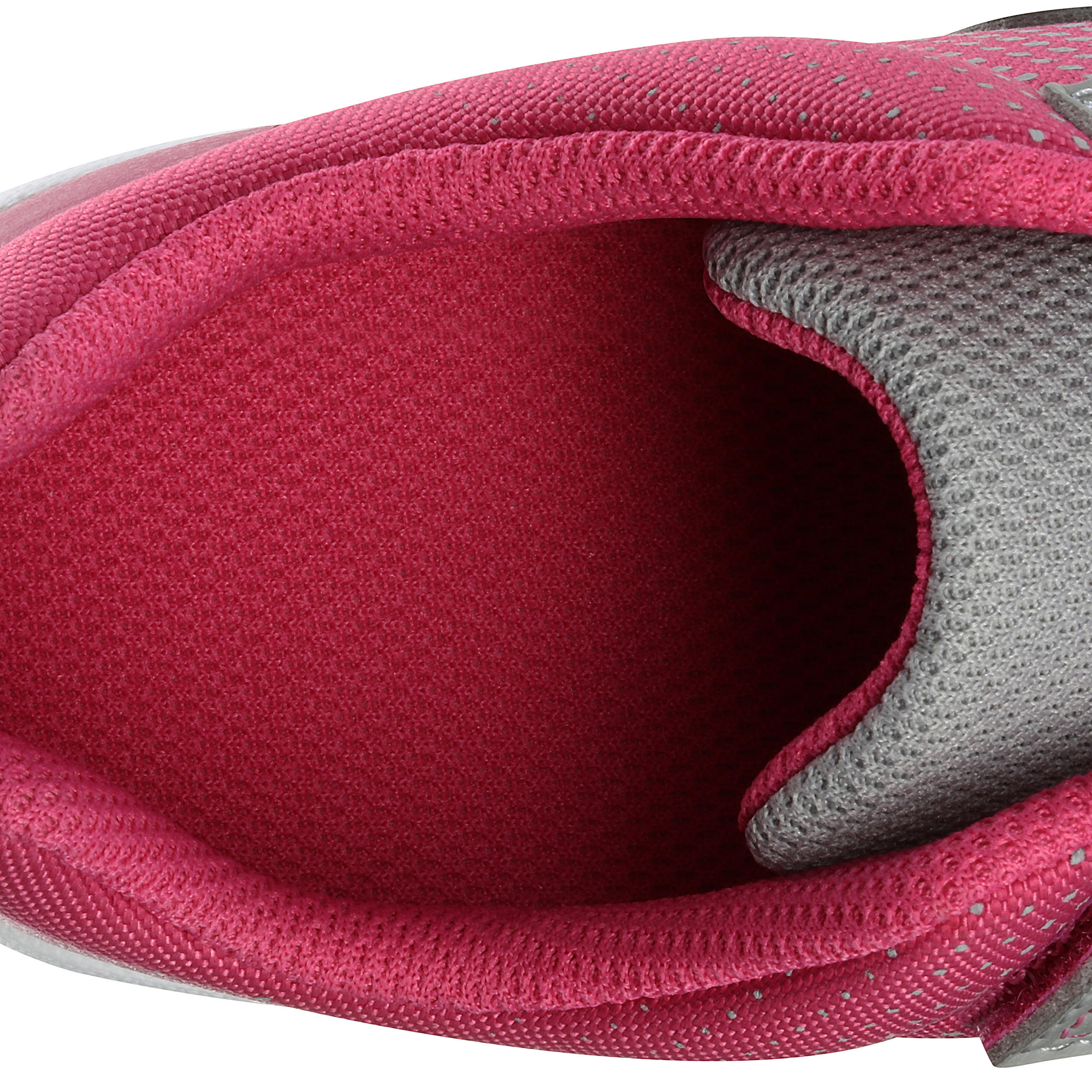 Actiwalk 100 Children's Fitness Walking Shoes - Grey/Pink 7/13