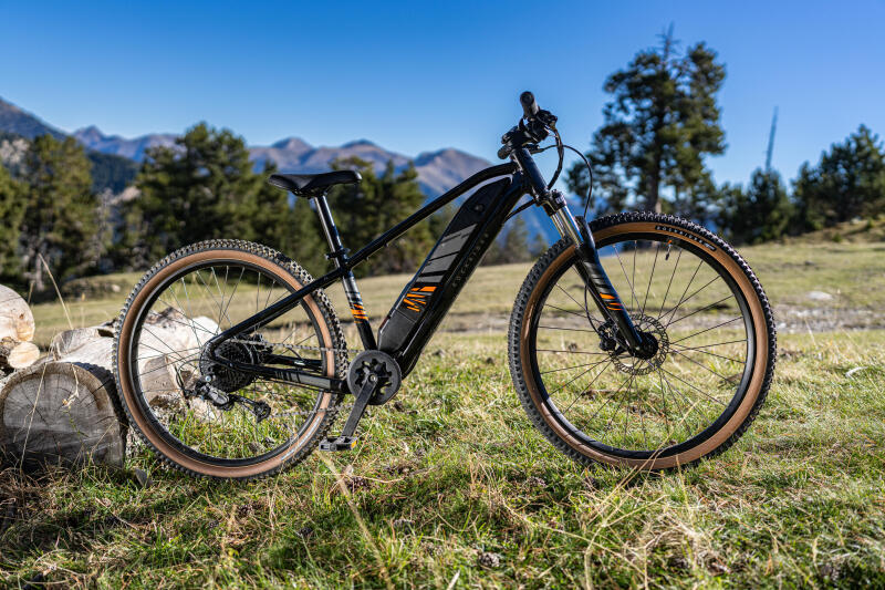 Rower elektryczny górski MTB dziecięcy Rockrider E-ST 500 26"