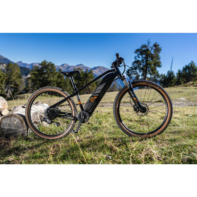 Bicicletă MTB Electrică Rockrider E-ST 500 26" copii 135-150 cm