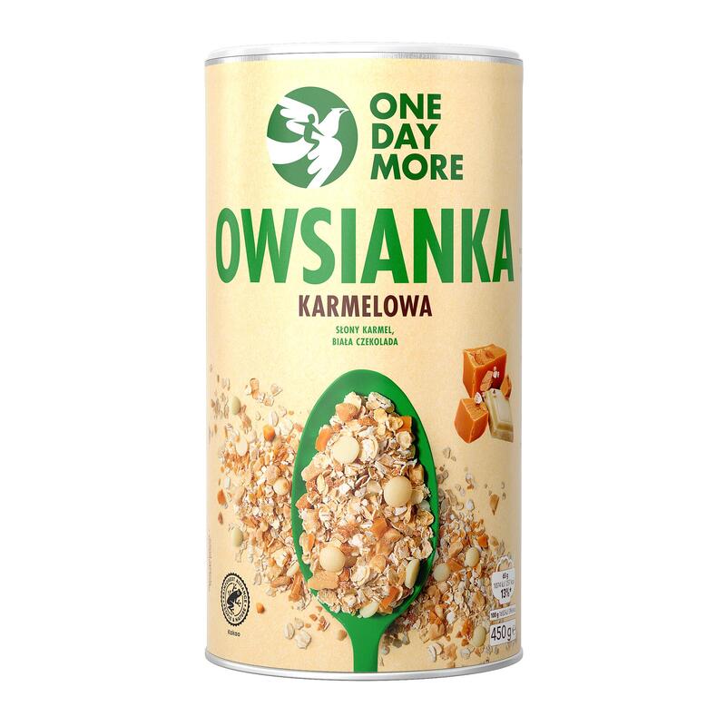 Owsianka Karmelowa OneDayMore 450g tuba