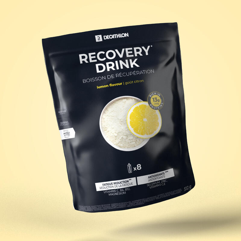 Bebida de recuperación en polvo RECOVERY DRINK Limón 512 g