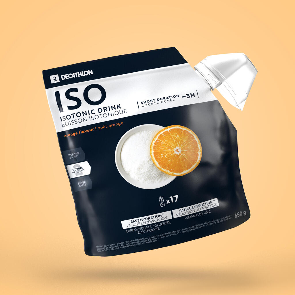 Izotoniska dzēriena pulveris “iso”, 650 g, ar apelsīnu garšu