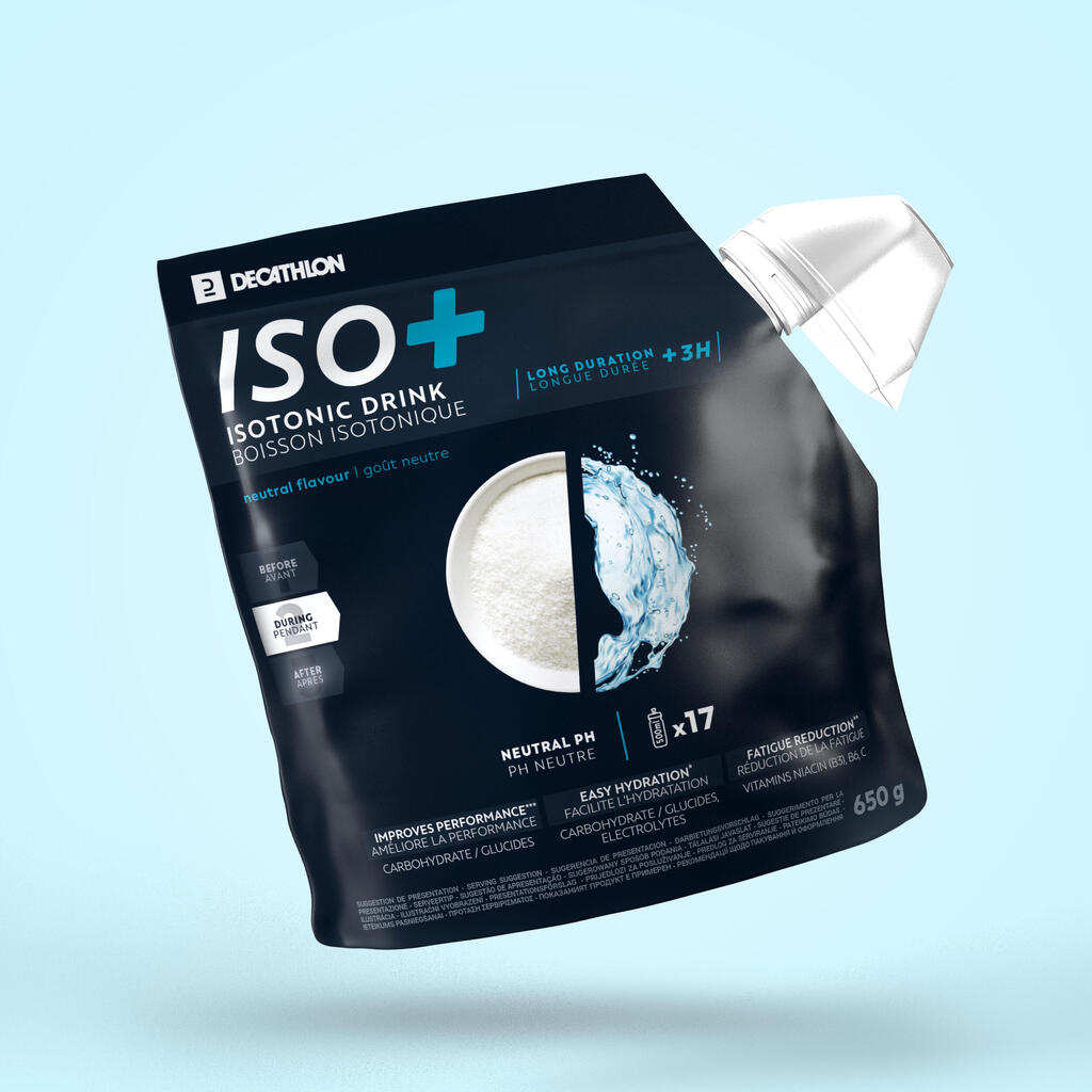 Izotoniska dzēriena pulveris “iso+”, 650 g, ar neitrālu ph