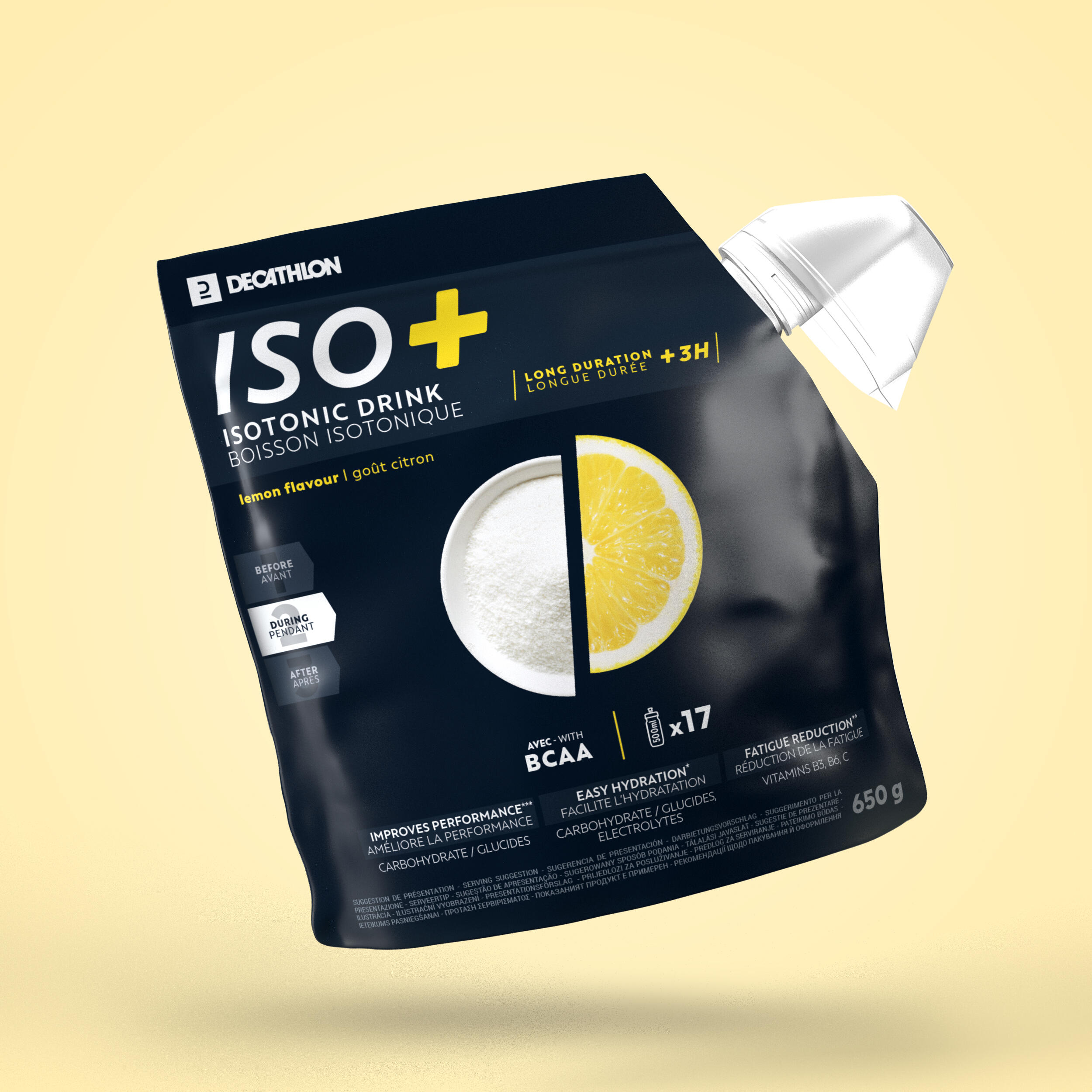 Băutură Izotonică Pudră ISO+ Lămâie 650 g