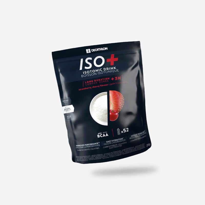 ISO+ Isotonic Drink Powder 2kg - strawb. cherry