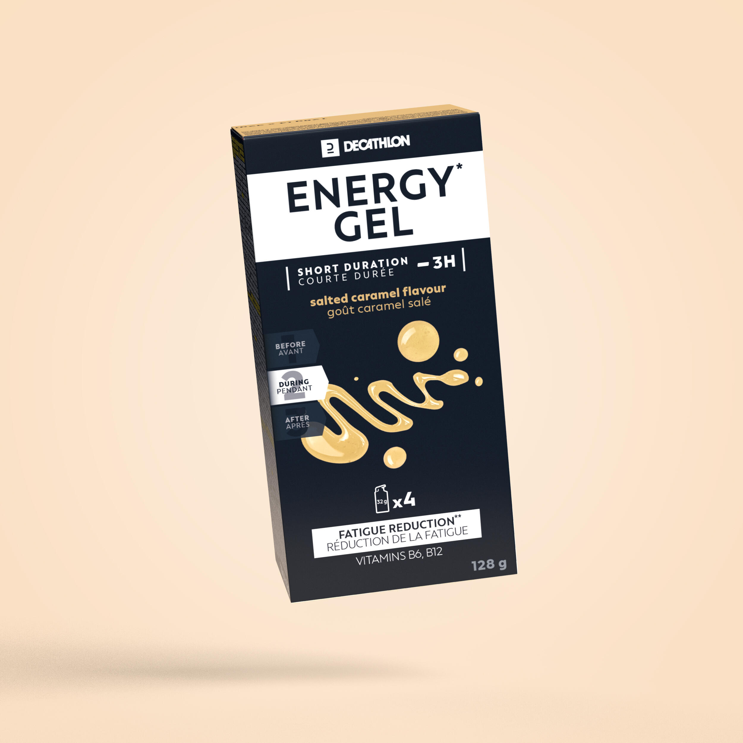 Gel energizant Energy Gel Caramel sărat 4 x 32 g