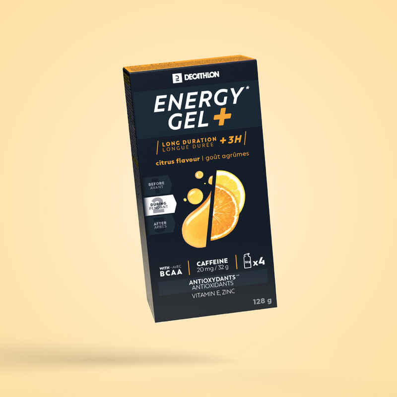 ENERGY GEL+ 4X32 G - CITRUS