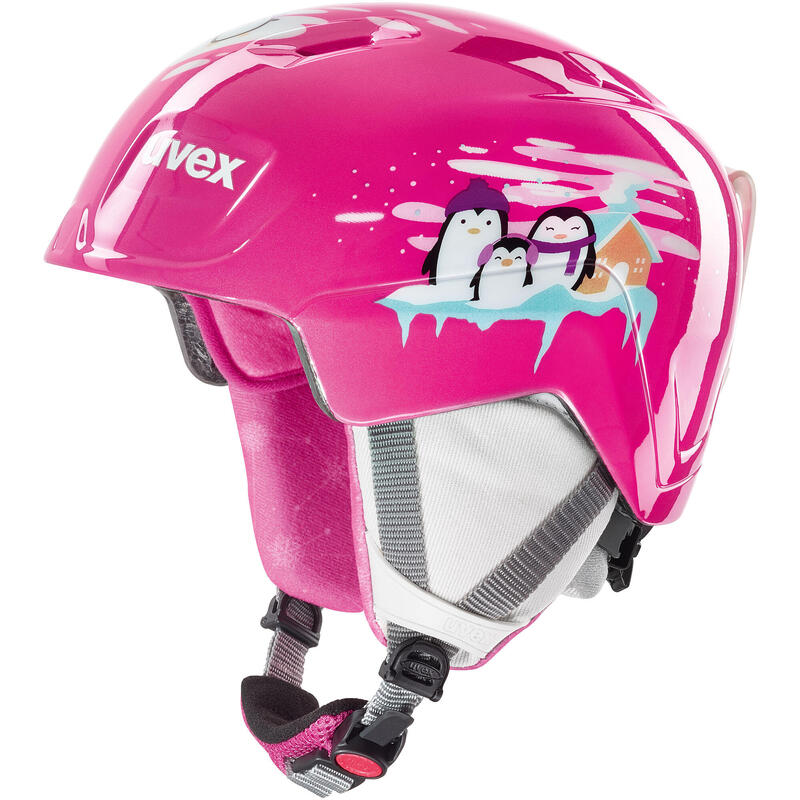 Kask narciarski dla dzieci Uvex Maniac pink