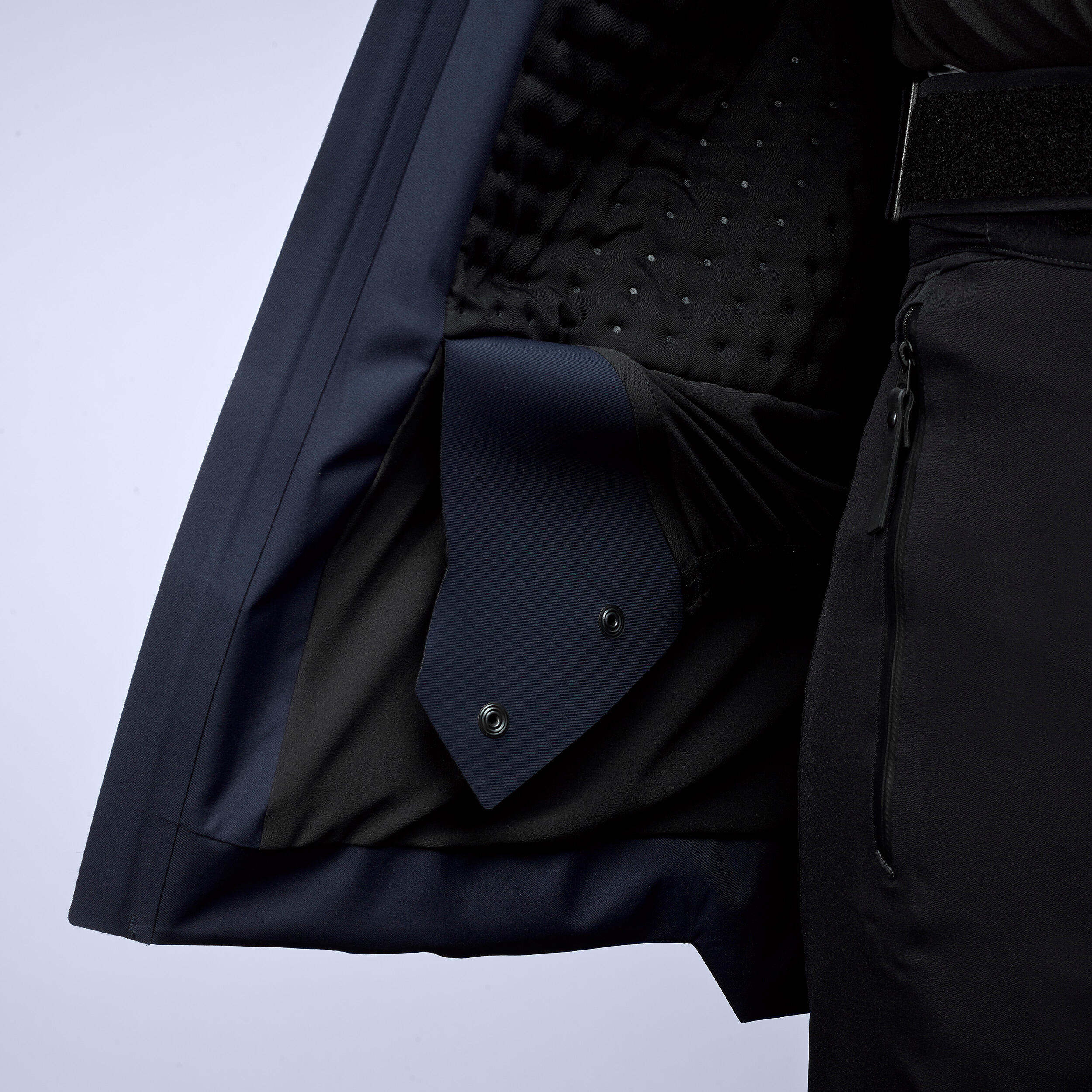 Veste de ski homme - Jour d'éclipse - Bleue noire 7/11