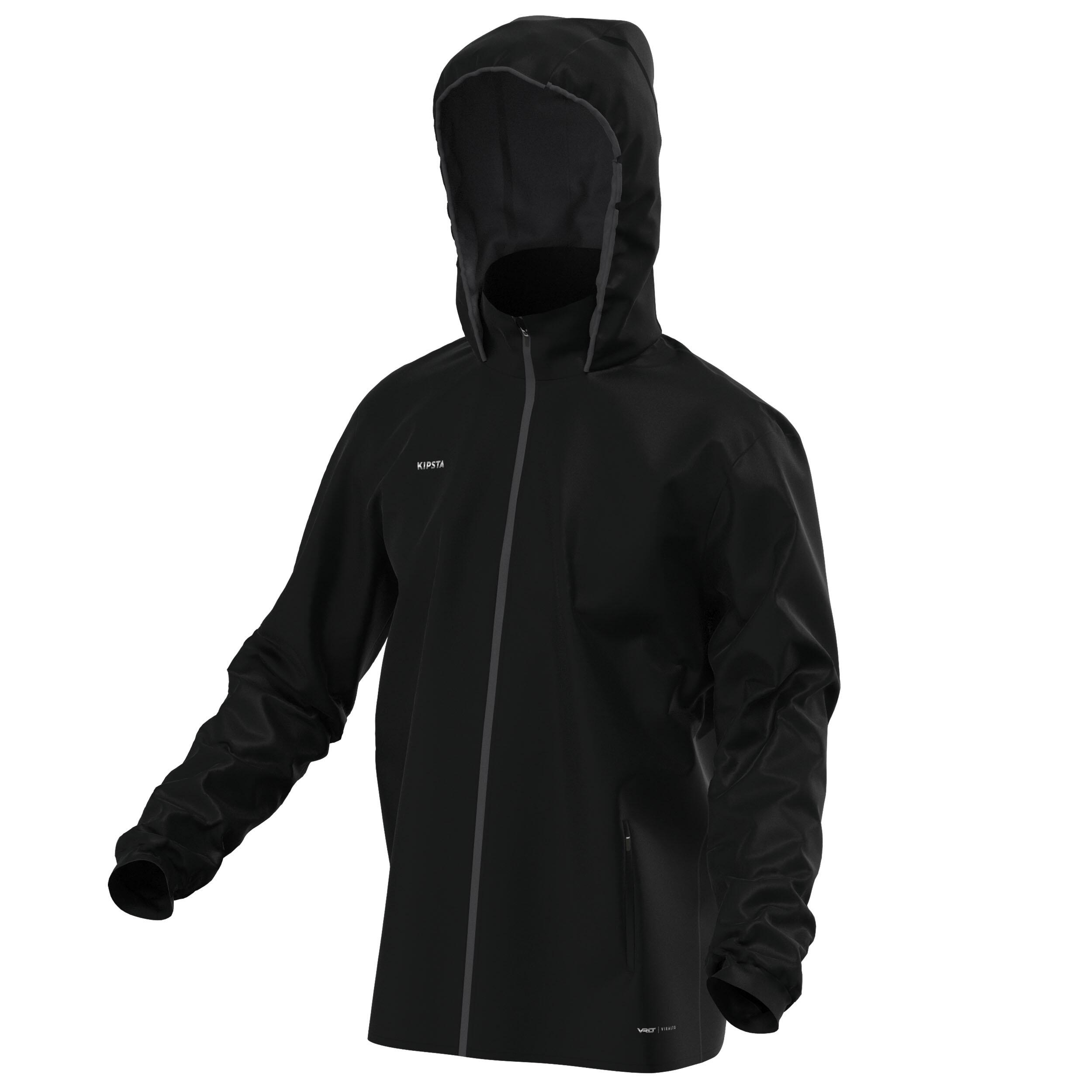 Jachetă protecție ploaie Fotbal VIRALTO CLUB Negru Adulți Adulți  CADOURI SPORTIVE