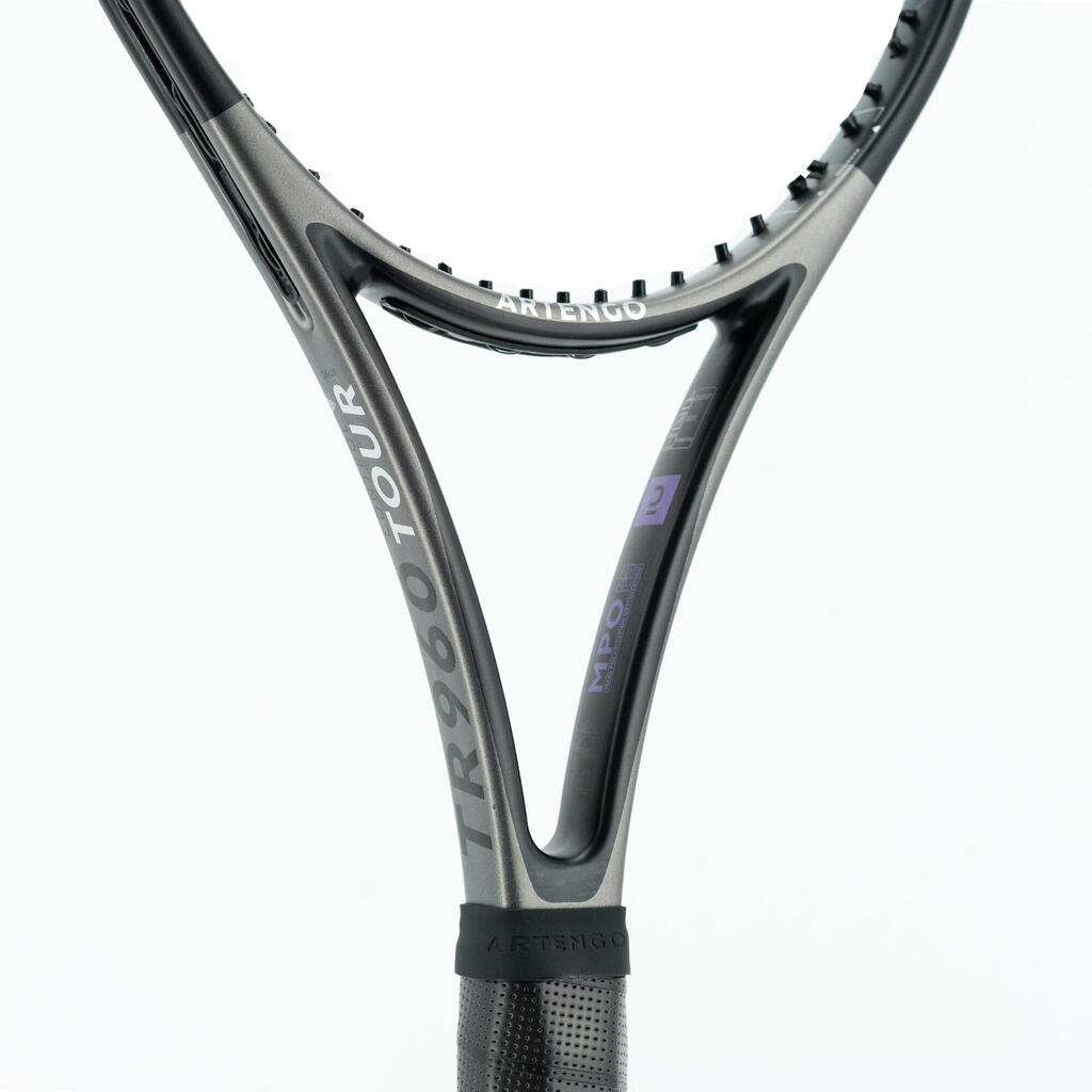 Adult Tennis Racket Control Tour TR960 18x20 Unstrung - Grey - GAËL MONFILS