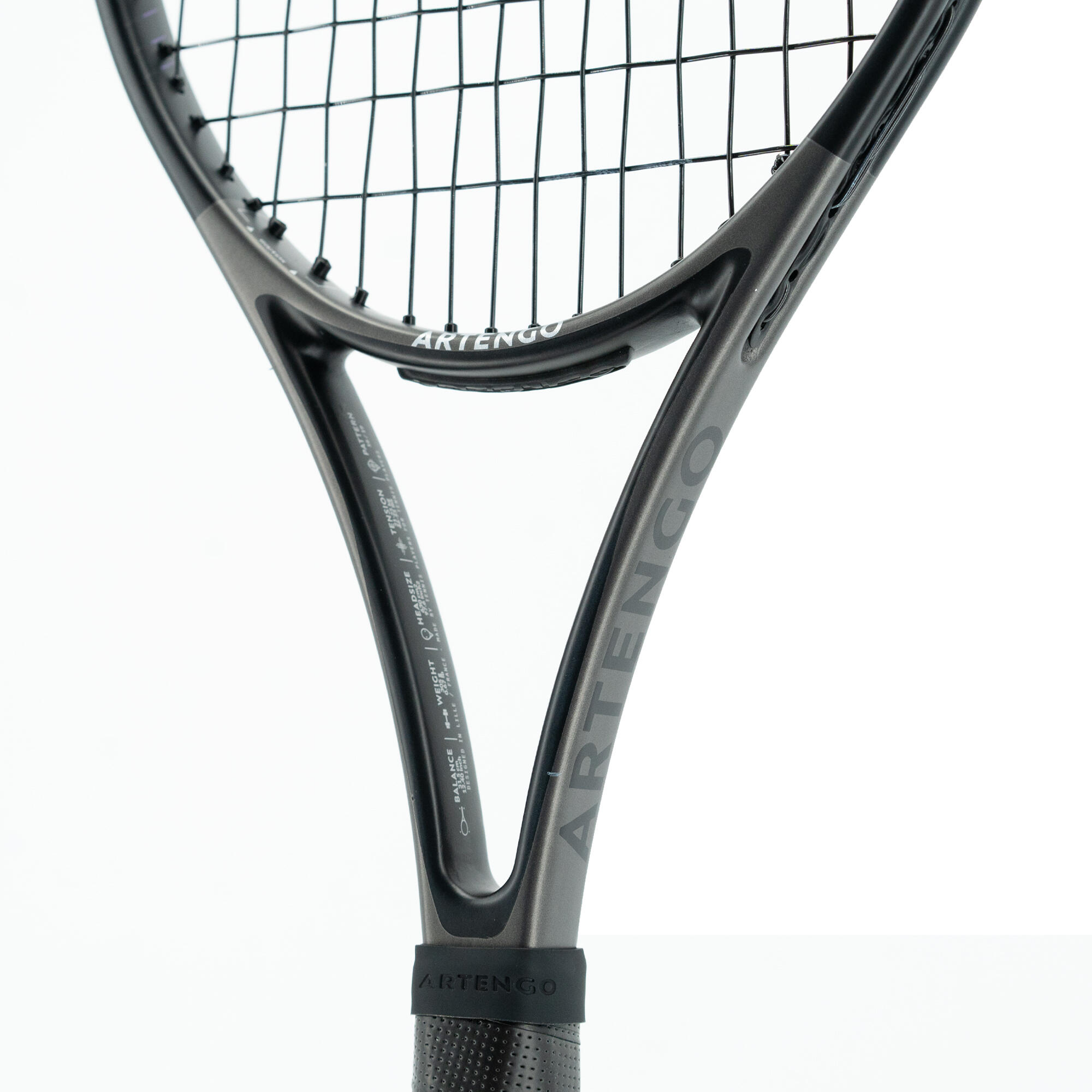 Adult Tennis Racket Control Tour TR960 18x20 Unstrung - Grey