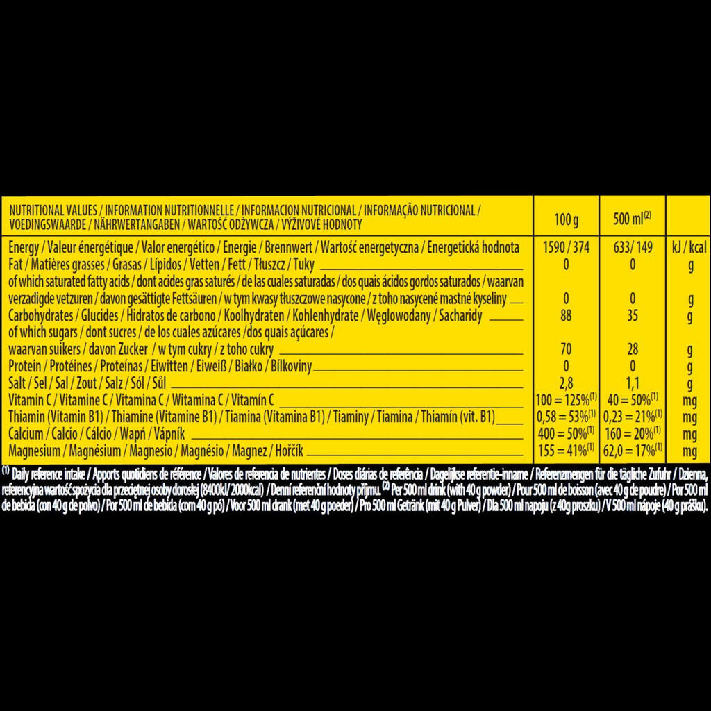 Pack of Isotonic Drink Lemon 560g + Fruit Pastes Strawberry 10 x 10g