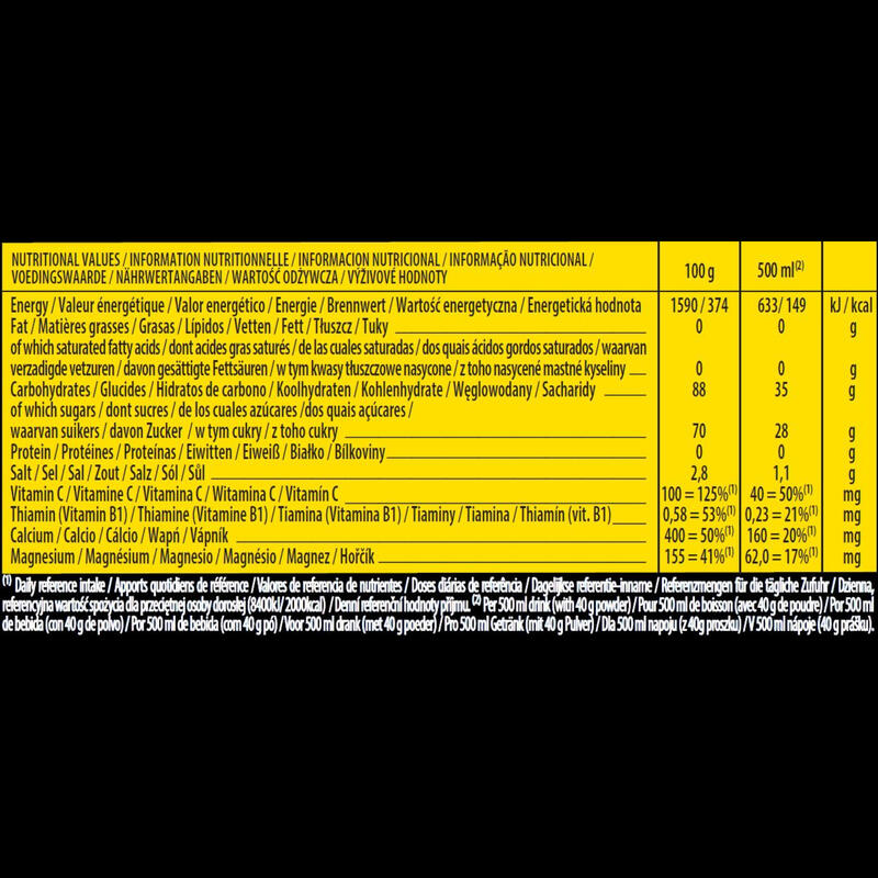 Poeder voor isotone dorstlesser Hydrate & Perform citroen 560 g
