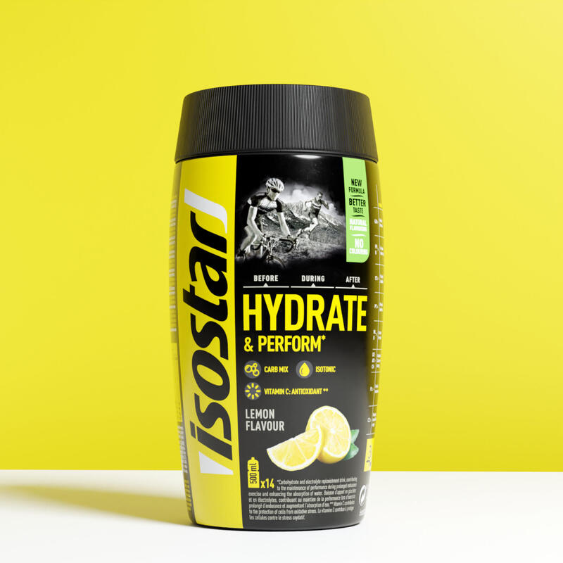 Isotonický nápoj v prášku Hydrate & Perform citronový 560 g