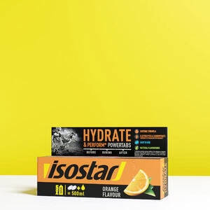 Bebida isotónica pastilla POWERTABS naranja 10x12 g