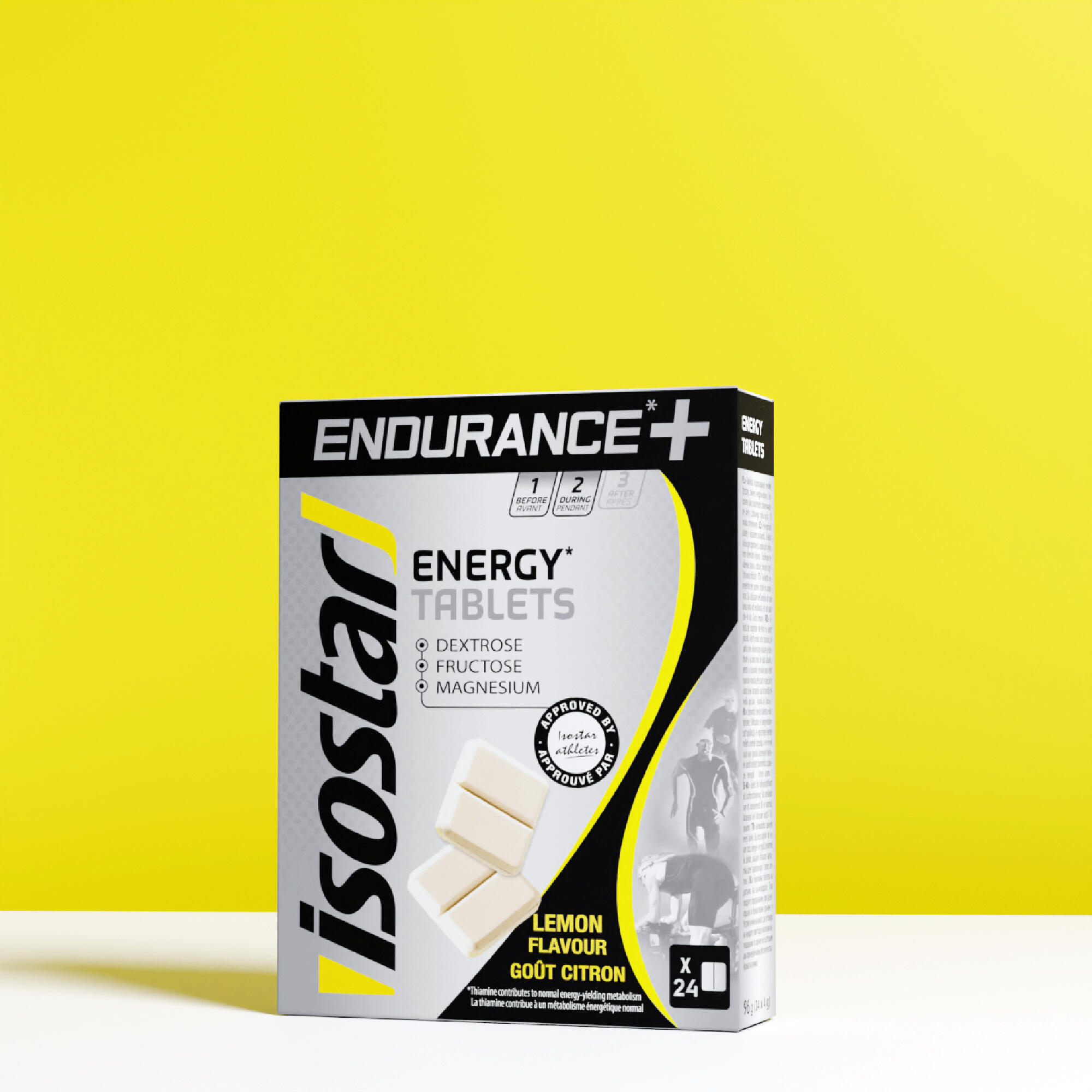 ISOSTAR Traubenzucker High Energy Zitrone 24 × 4 g