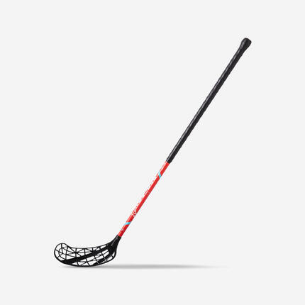 Floorball Schläger Rechtshänder - A-X Red Fox RH schwarz/rot