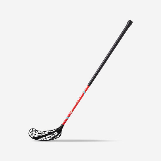 Floorball Schläger Rechtshänder - A-X Red Fox RH schwarz/rot