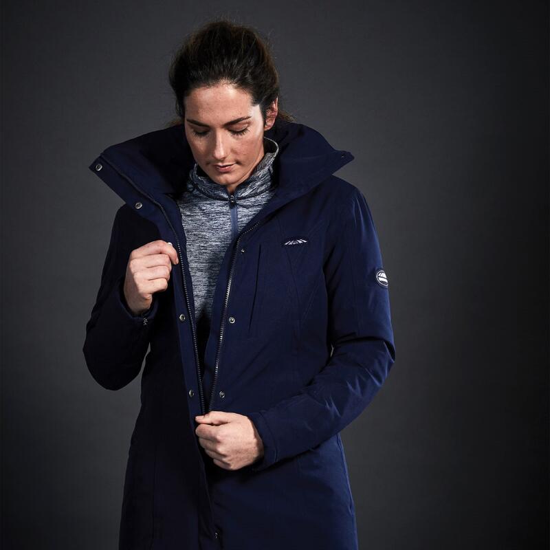 KYLA WOMEN'S WATERPROOF RIDING JACKET NAVY WEATHERBEETA Decathlon