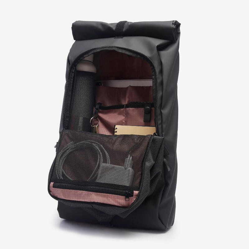 Rucksack Daypack 27 L. mit Lunchbox - Activ Mobility Brooklyn schwarz