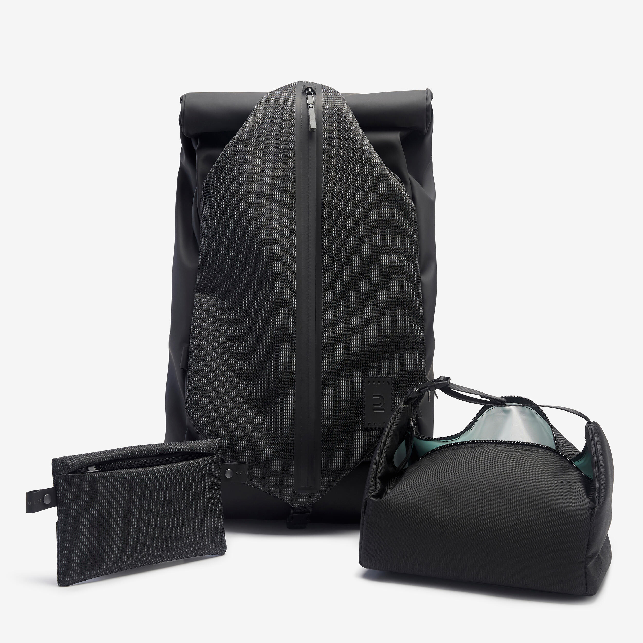 sac a dos - marche urbaine - activ mblty brooklyn 27l + lunch box - noir - newfeel