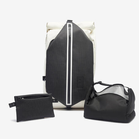 Ryggsäck 27L + LUNCH BOX URBAN WALK - ACTIV MBLTY BROOKLYN - vit 