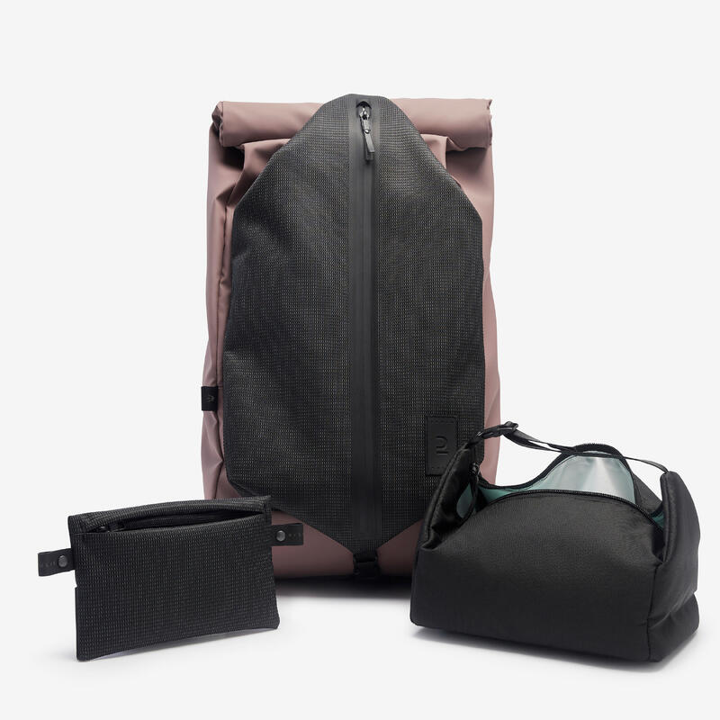 SAC A DOS - MARCHE URBAINE - ACTIV MBLTY BROOKLYN 27L + LUNCH BOX - ROSE