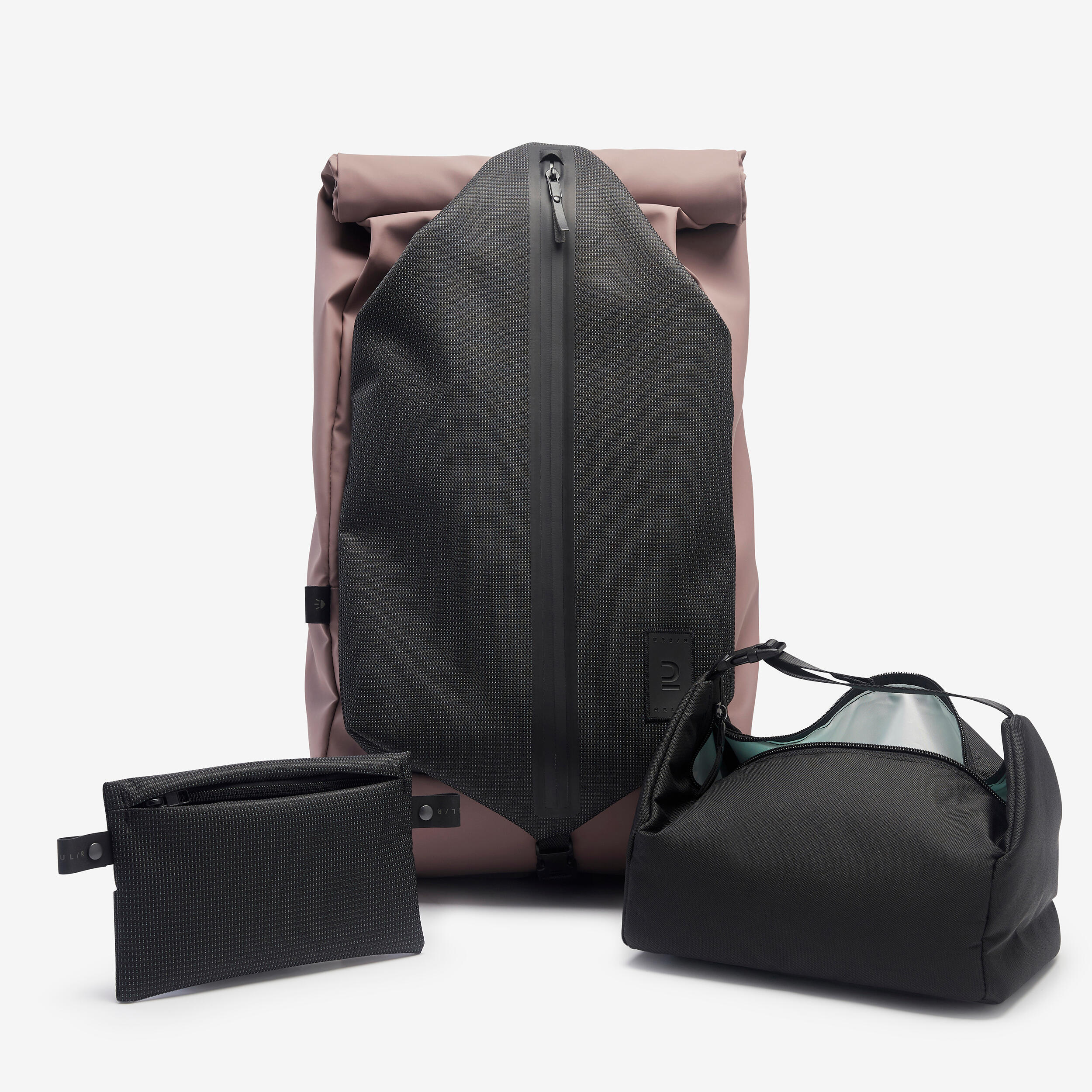 sac a dos - marche urbaine - activ mblty brooklyn 27l + lunch box - rose - newfeel