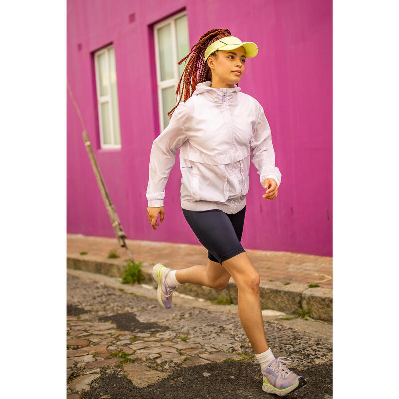 Visiera running unisex regolabile gialla