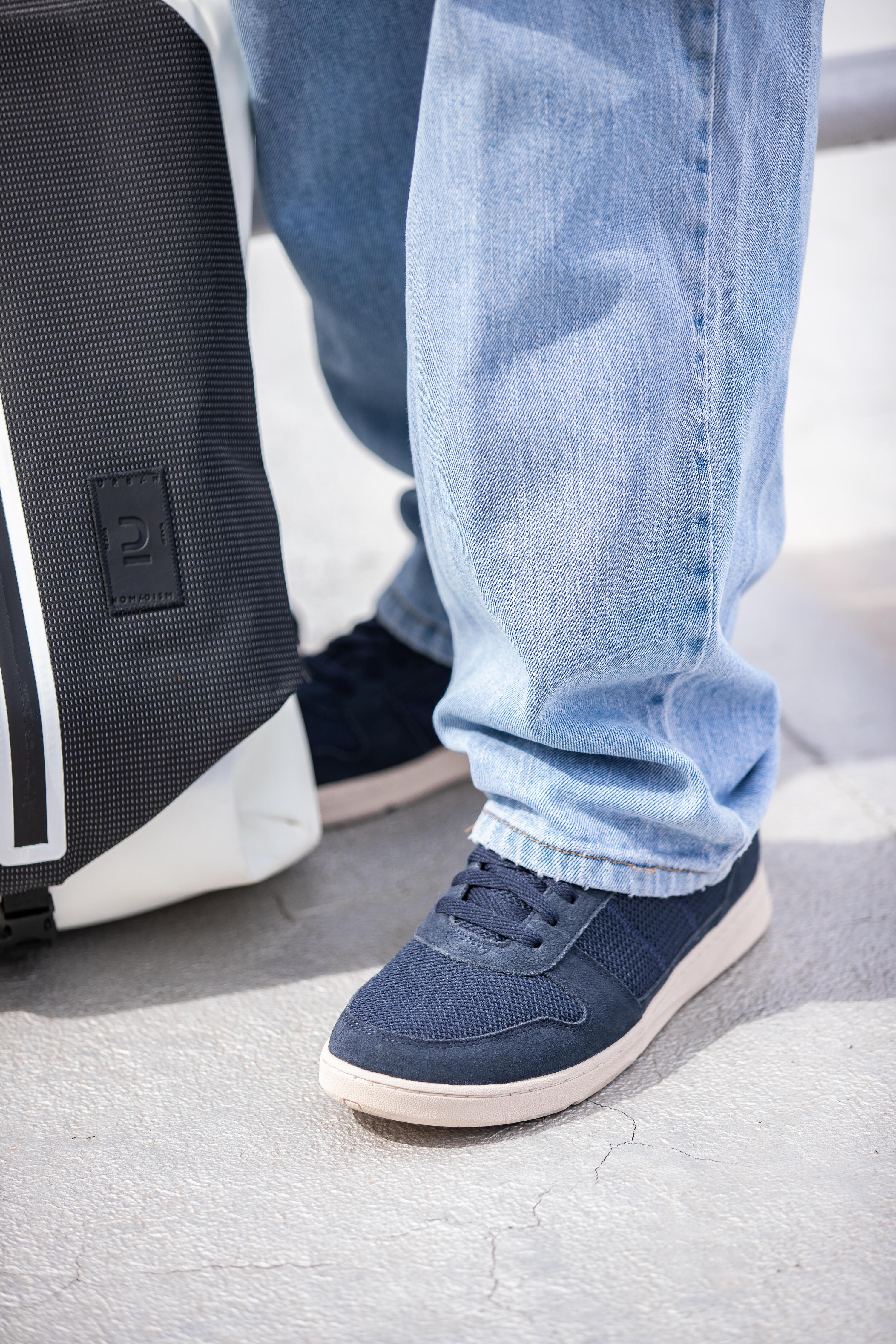 Men's Walk Protect Mesh urban walking shoes - navy blue 10/13