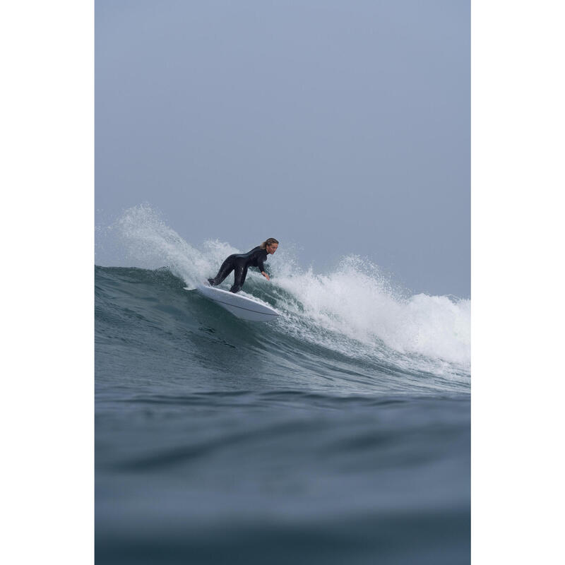 Kadın Sörf Neopren Wetsuit - 4/3 mm - Siyah - 900