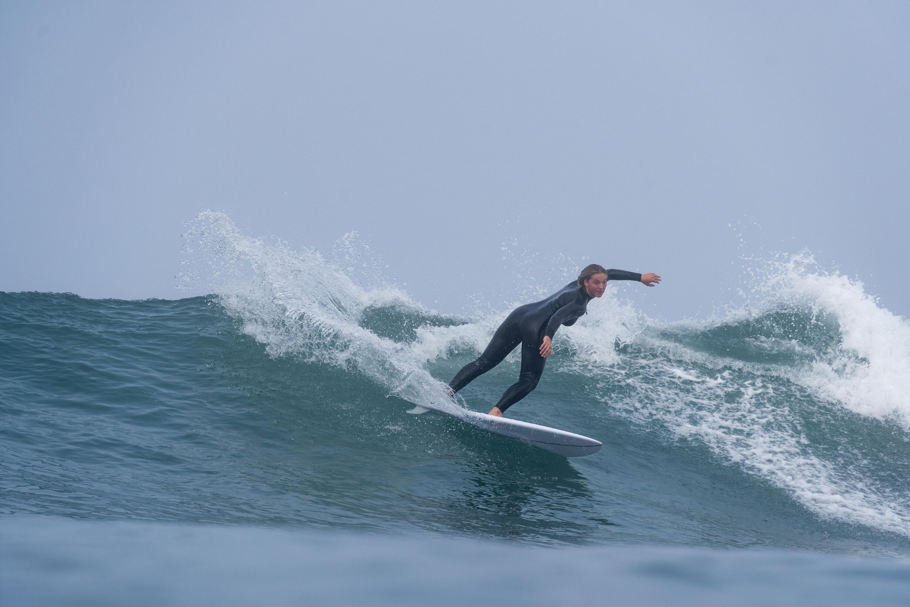 Fato de Surf 900 Neoprene 4/3 mm Mulher Preto 28/31