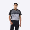 Men's Cricket Polo CP 500 Breathable Short Sleeve Black