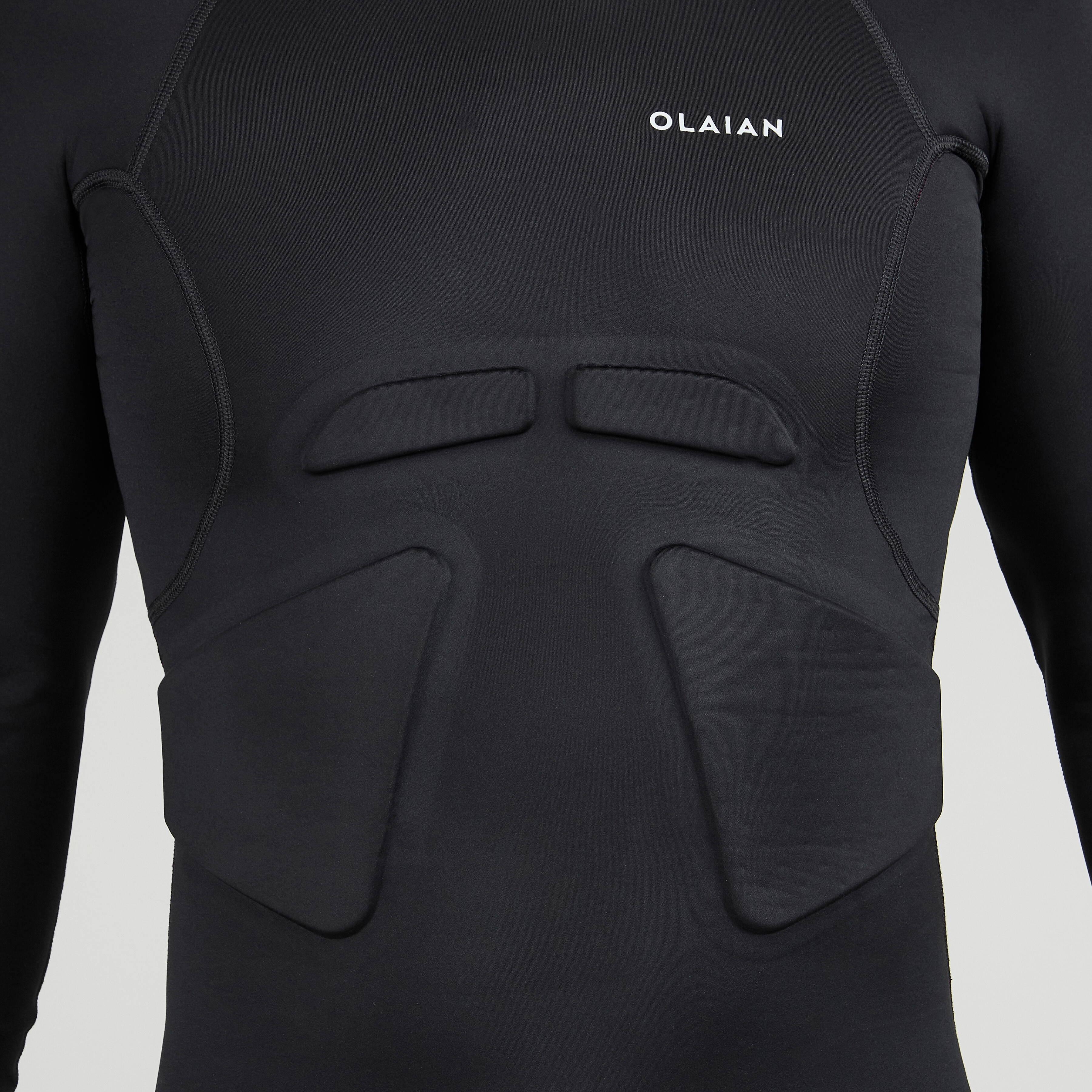 DECATHLON Pánske tričko anti UV na surfovanie čierno-bordové L · záber 5