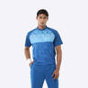 Men's Cricket Polo CP 500 Breathable Short Sleeve Blue