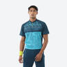 Men's Cricket Polo CP 500 Breathable Short Sleeve Turquoise