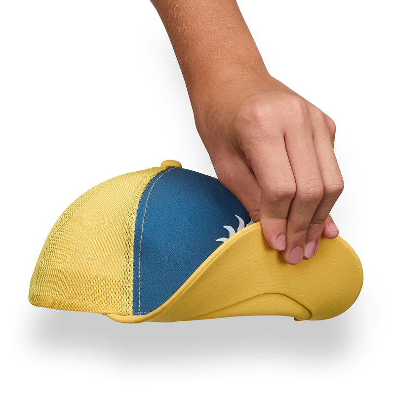 CASQUETTE TRUCKER SURF JUNIOR BLEUE JAUNE