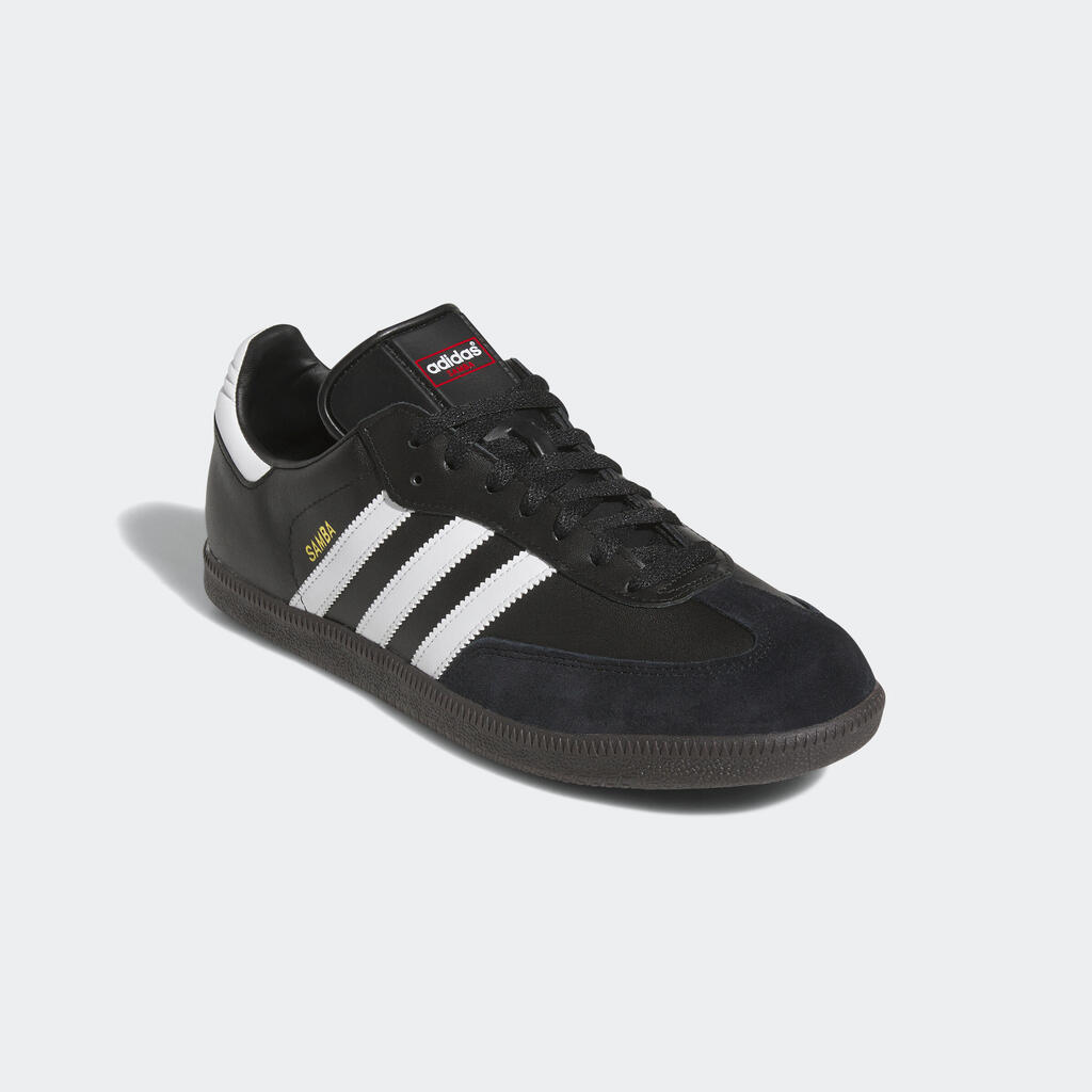 Adult Leather Futsal Trainers Samba - Black