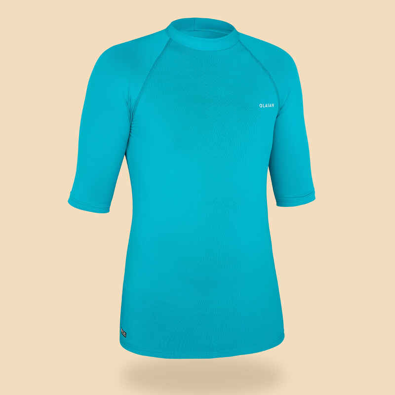 UV-Shirt Kinder UV-Schutz 50+ türkisblau