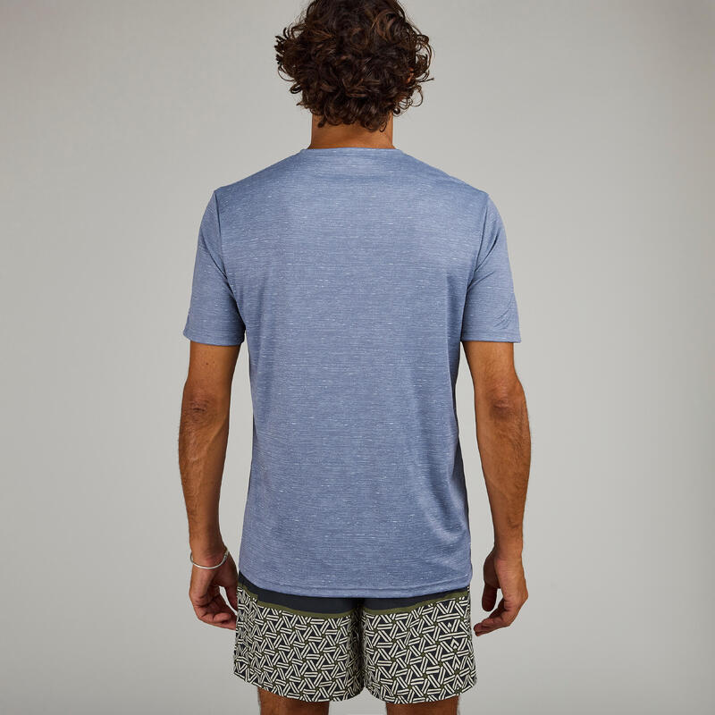Uv-shirt voor heren grijs