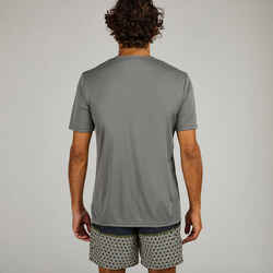 Men's surfing short-sleeved anti-UV WATER T-SHIRT top KHAKI