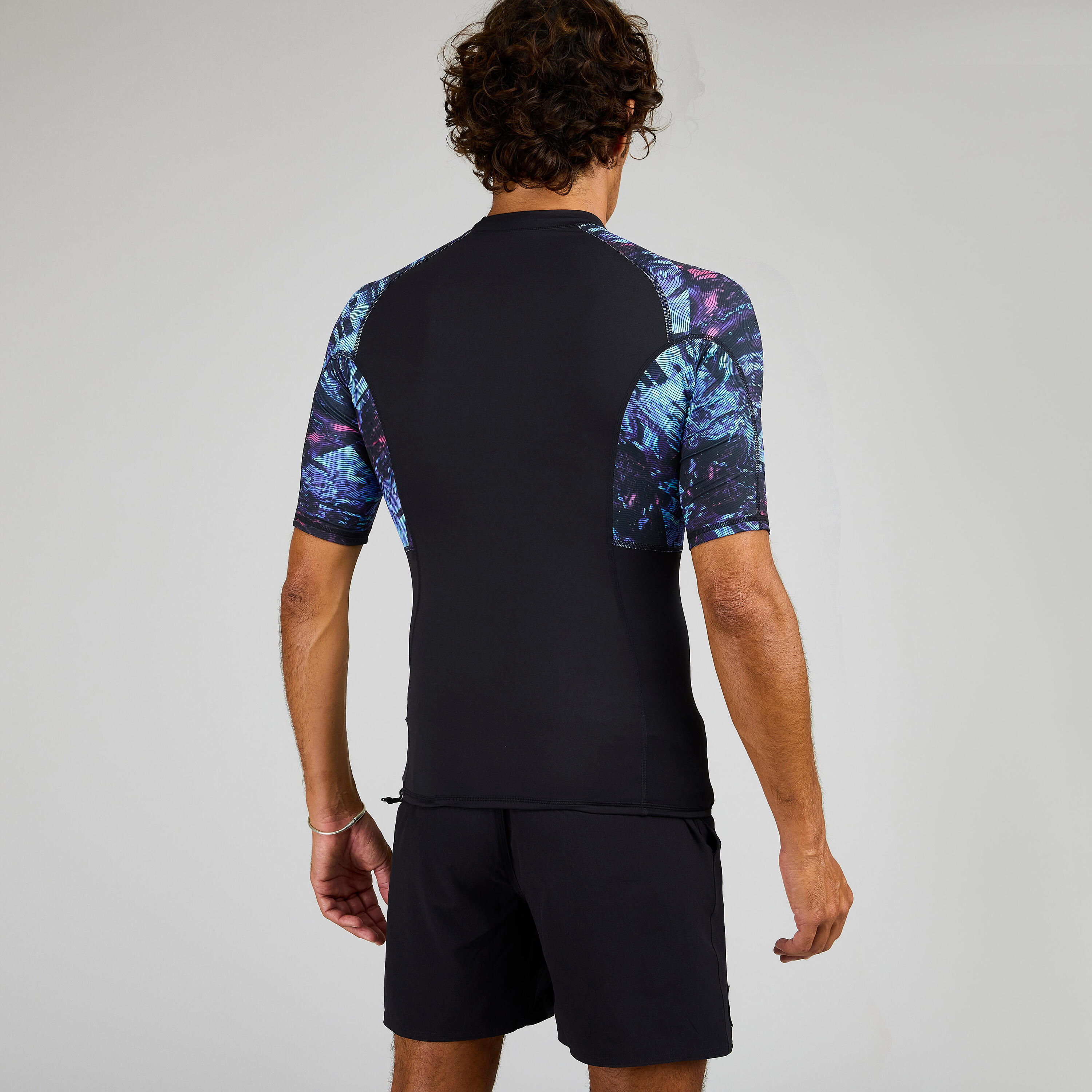 Men's surfing short-sleeved anti-UV Vortex T-shirt top 2/7