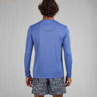 חולצת גלישה נגד קרינה לגברים עם שרוולים ארוכים Eco כחול