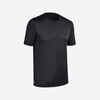 Men's surfing short-sleeve anti-UV WATER T-SHIRT - Black