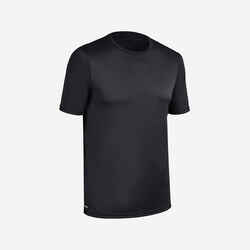 Men's surfing short-sleeve anti-UV WATER T-SHIRT - Black