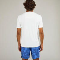 WATER TEE SHIRT top anti UV surf Manches Courtes Homme  Blanc